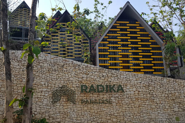 Radika Paradise Villa and Indrayanti Beach Slope Cottage Logo