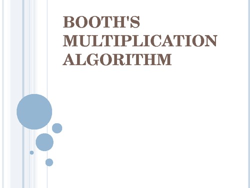 Booth Algorithm3