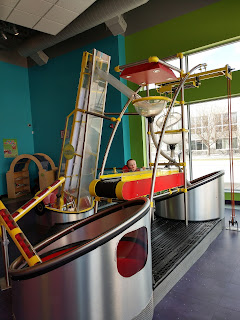 model grain elevator at LaunchPad Children's Museum