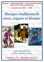 Affiche du concert "Trio Bernoff;