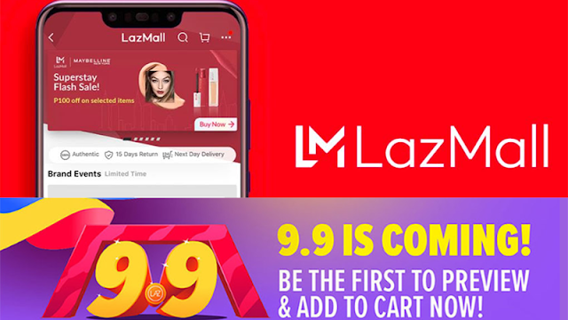 Lazada launches LazMall and kicks off with 9.9 Sale (Sep 9)