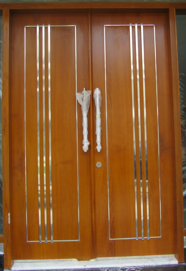 pintu minimalis  kayu  jati  Model Rumah Terbaru Minimalis  2014