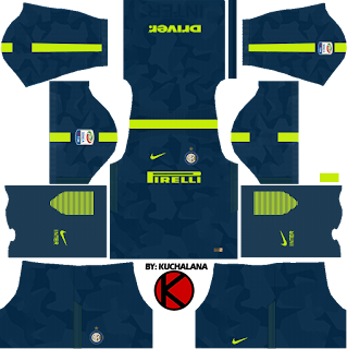 Inter Milan third Kits 2017/2018 - Dream League Soccer