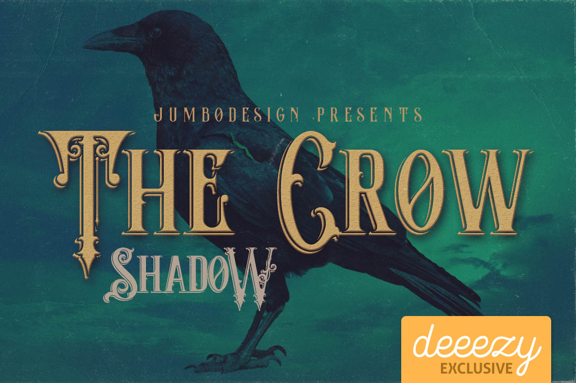 Download Font Terbaru 2016 - The Crow Shadow Font