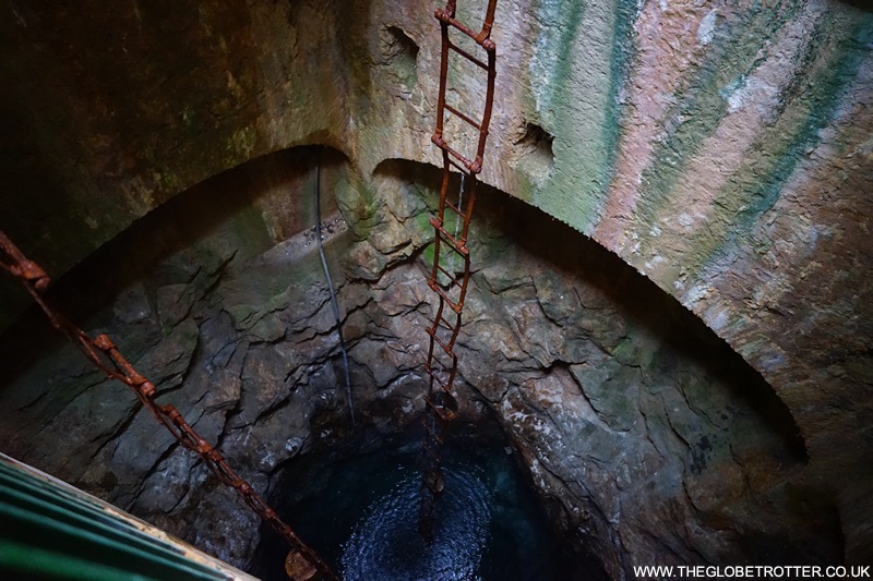 Inside view of the well at the Museum of Costume in Sao de bras Alportel