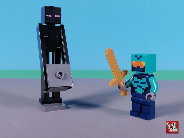 Set LEGO® Minecraft Magazine Gift 662305 Nether Hero and Enderman (Herói de Nether e Enderman)