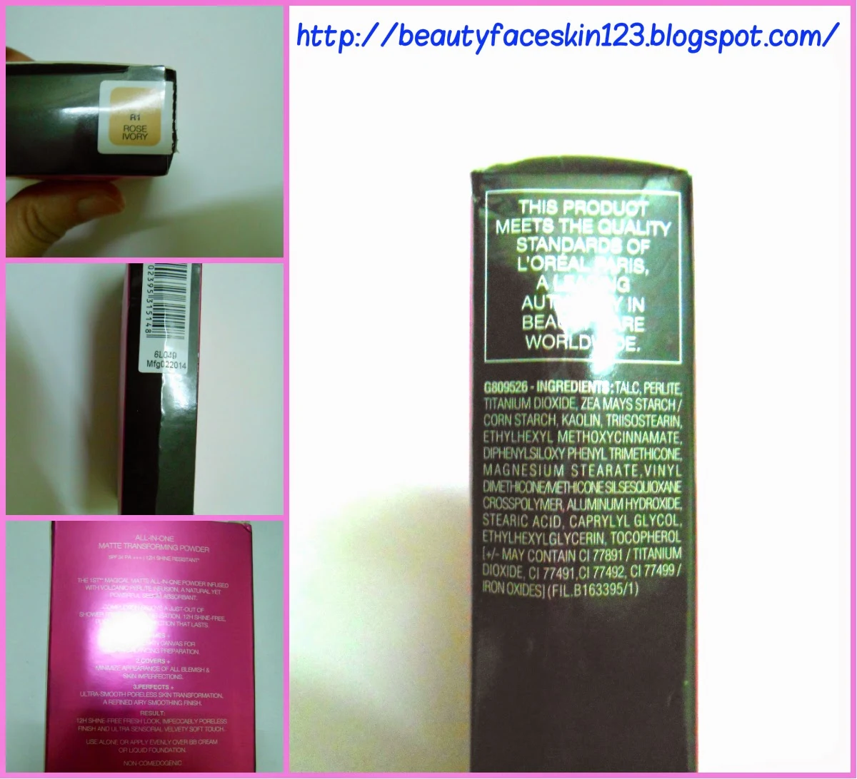 L'OREAL PARIS MAT MAGIQUE ALL IN ONE COMPACT WITH SPF 34 PA+++ 