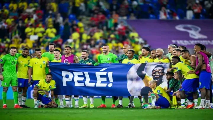Brasil le mandó ánimos a Pelé luego de la victoria