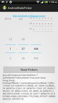 Read DatePicker and TimePicker