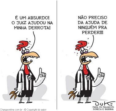 Charge do Galo perdendo novamente para o Botafogo, Galo perdendo, galo sendo goleado