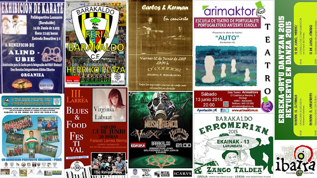 Agenda cultural del 13 de junio