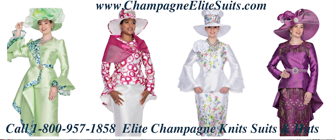 champagne Elite Knits, Elite Champagne Knit, Church Suits For Black Women