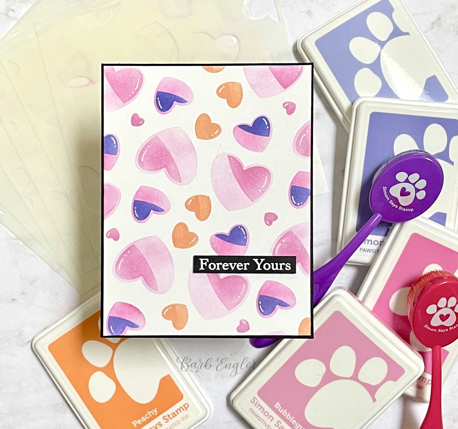 SSSKisses Release Blog Hop Pop-Up Heart Cards - Bibi Cameron