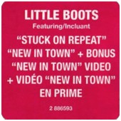 Sticker from Front of Jewel Case: Illuminations / Little Boots