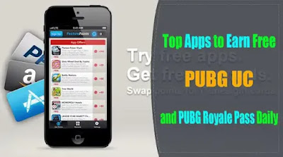 Top Apps to Earn Free PUBG UC and PUBG Royale Pass Daily