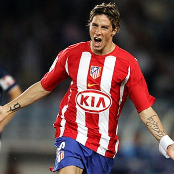 Fernando Torres with tribal tattoos images on 
