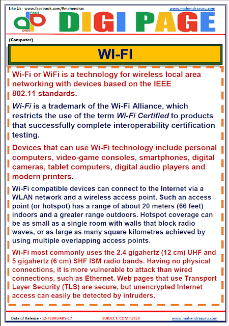   DP | WI-FI | 12 - FEB - 17