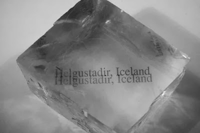 Iceland Spar: The Rock That Discovered Optics/ Polished Optical Calcite Rhomb from Brazil