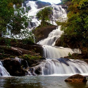 Temburun Waterfall at Anambas Island