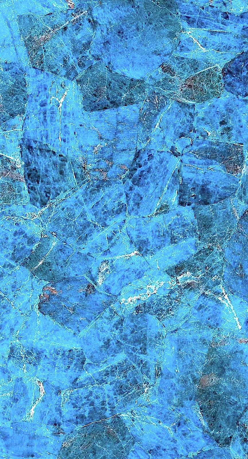 sliced and polished blue Apatite photograph