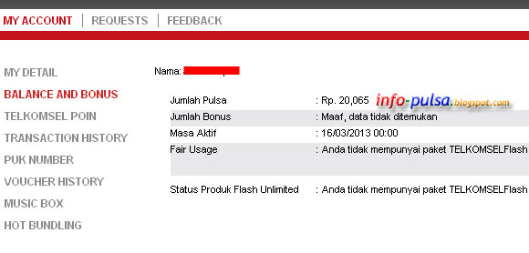 Cek Pulsa Telkomsel (simPATI/Kartu AS/Halo)