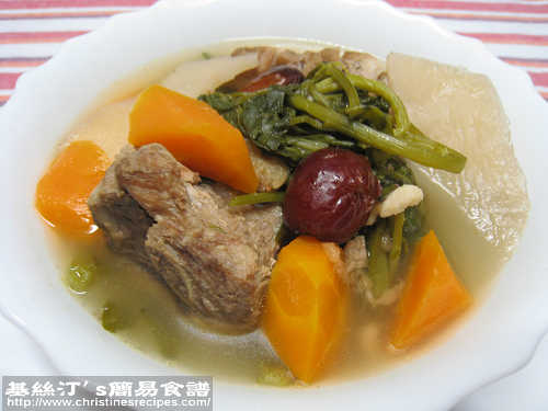 西洋菜豬骨湯 Watercress Pork Bone Soup