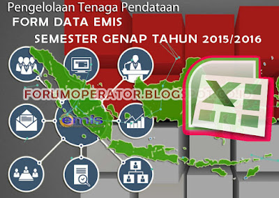 Download Form Data EMIS Semester Genap Tahun 2015-2016