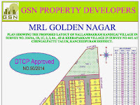 GSN PROPERTY DEVELOPERS: MRL GOLDEN NAGAR DTCP APPROVED Plots at NALLAMBAKKAM