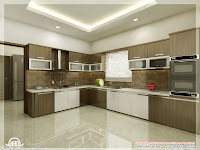 Kitchen and dining interiors Kerala home design and