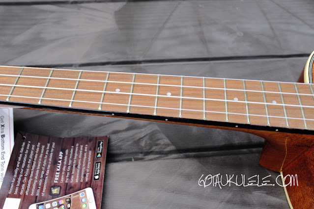 Kala KA-TGE Tenor Ukulele neck