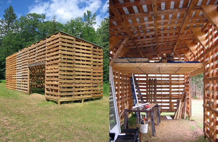 Barn Made with Pallets