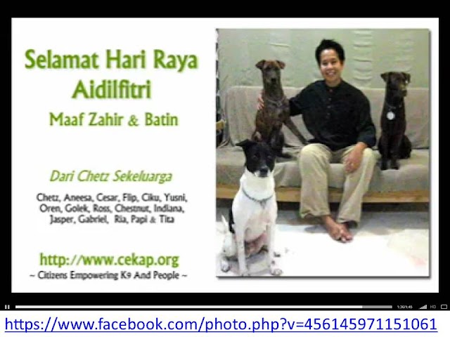 VIDEO MENGHINA ISLAM: HARI RAYA RAIKAN BERSAMA (MANUSIA DAN ANJING)?