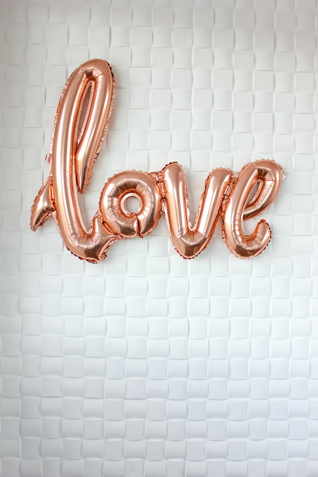 Balão escrito love, love baloon, balão love, balão romântico, rosegal, balão rose gold