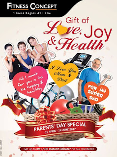 Fitness Concept Parents' Day Special (1 April - 14 June 2017)