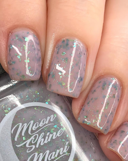Moon Shine Mani Out for What Do you Need a Gun?