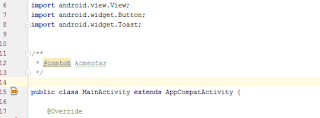  Komentar di bahasa pemrogramman merupakan suatu keterangan yang dipakai oleh programmer Cara Membuat Komentar di Syntax Java Android Studio