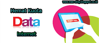 Gambar Bertulisan Hemat Kuota Data Internet