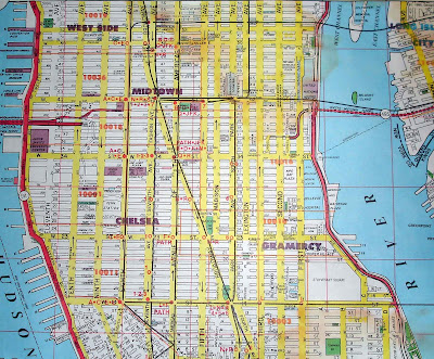 Map of Midtown Manhattan