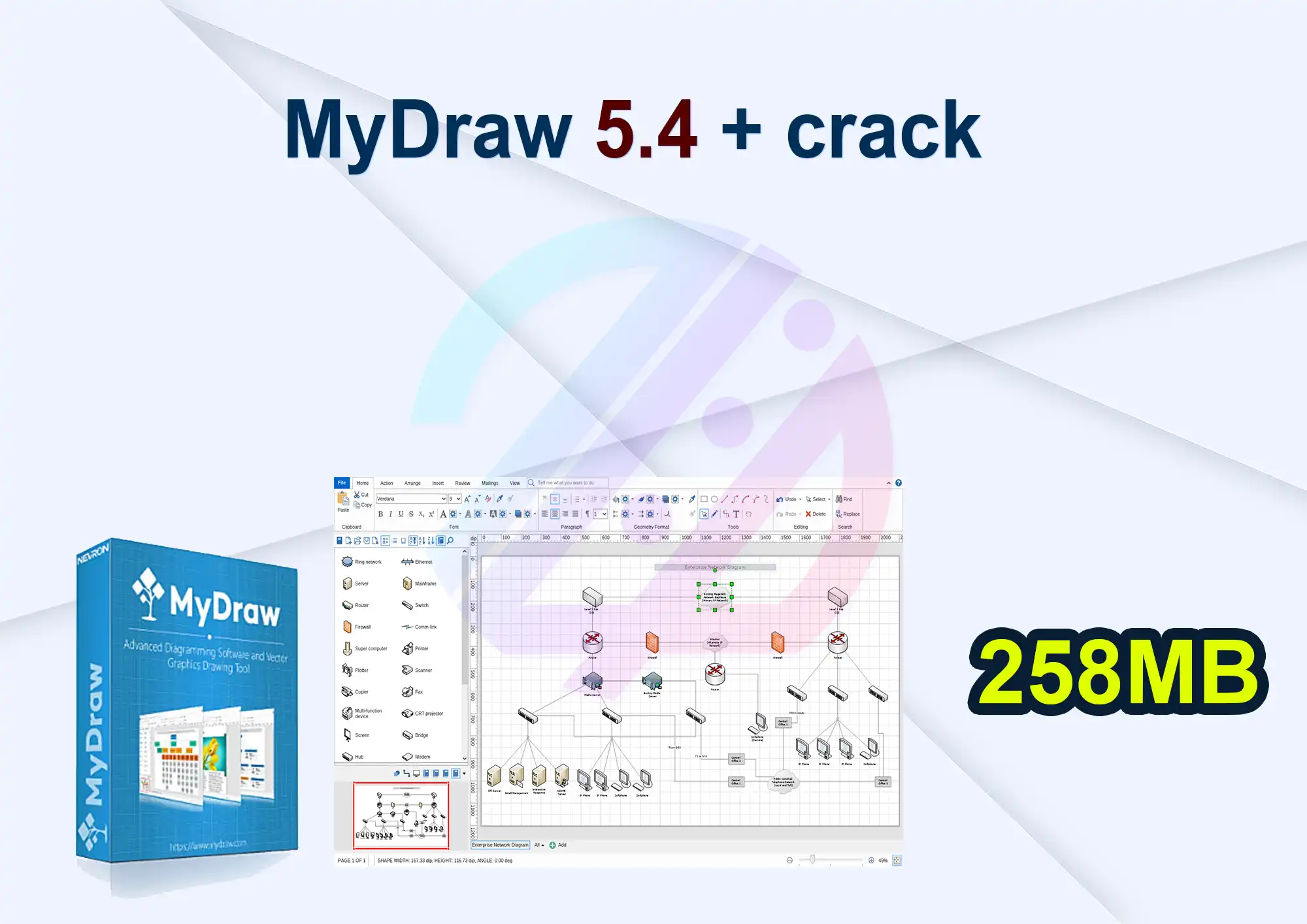 MyDraw 5.4 + crack 