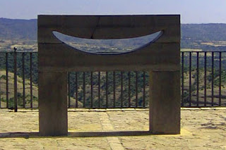 Mirador 'Sonrisa al Viento' en Alquézar (Somontano, Huesca, Aragón, España)