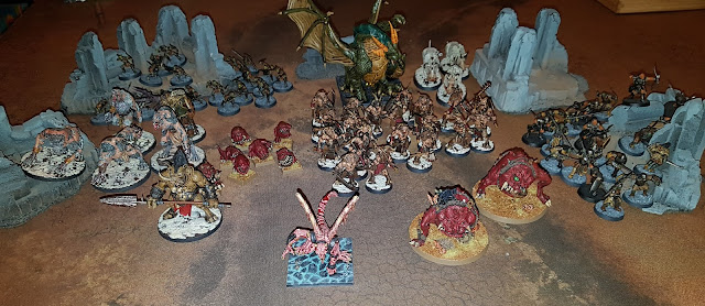 Warhammer 40k battle report - Maelstrom of War - Targets Of Opportunity - 1500 points - Thousand Sons vs Tyranids, Hive Fleet Kronos.