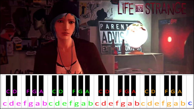 Blackwell Academy by Jonathan Morali (Life Is Strange) Piano / Keyboard Easy Letter Notes for Beginners