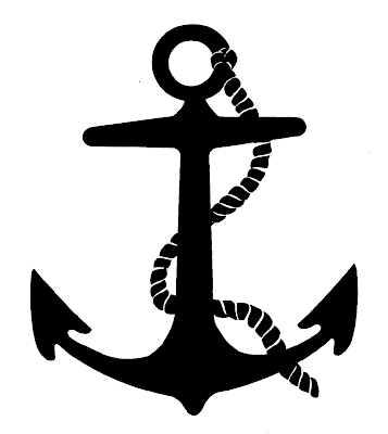 anchor clip art gold 