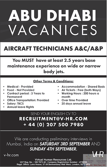 Aircraft Technicians Jobs 