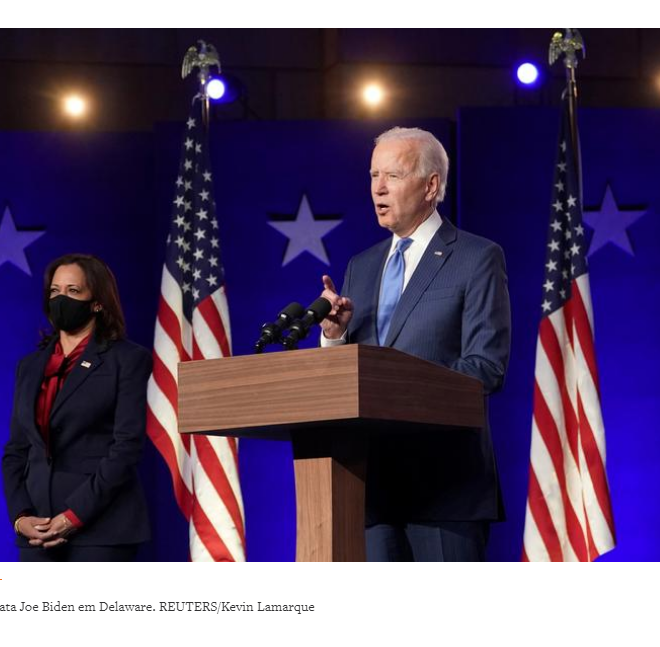 Biden vence corrida presidencial dos EUA e pede união do país