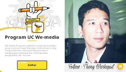 penghasilan tambahan dari UC News