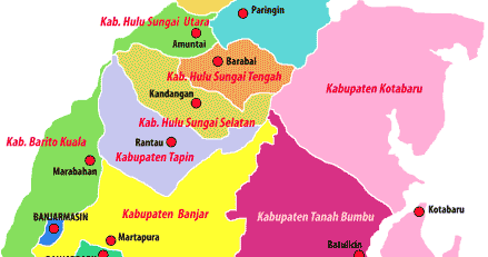 Daftar Kode Pos di Provinsi Kalimantan  Selatan Kode Pos 