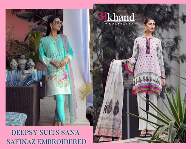 Deepsy Suits Sana Safinaz Embroidered