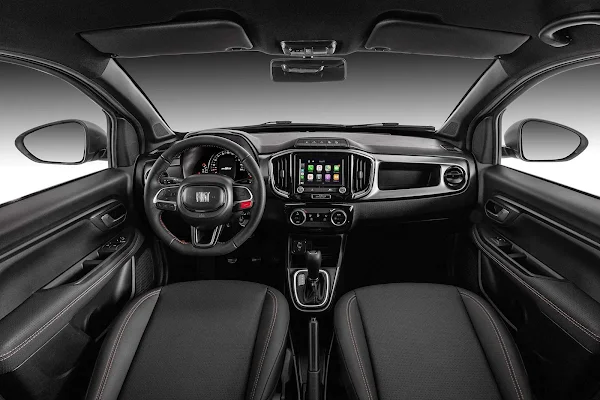 Nova Fiat Strada 2024 Ultra - interior