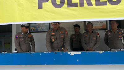 Kapolres Sinjai Cek Pos Pelayanan Ops Lilin 2022, Ingatkan Kesiapsiagaan Personel